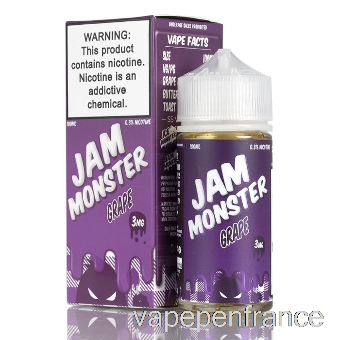 Raisin - Confiture Monstre Liquides - 100 Ml 6 Mg Stylo Vape